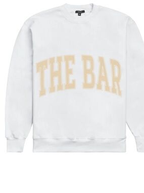 THE BAR varsity sweatshirt L